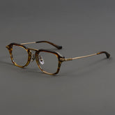 Fezell Titanium Acetate Eyeglasses Frame Rectangle Frames Southood Tortoise